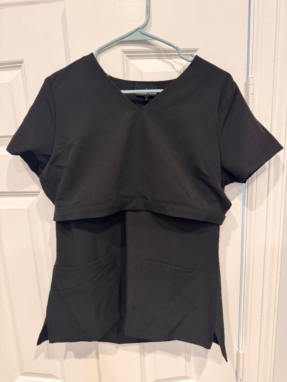Nursing scrub top